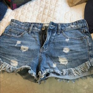 Free people Jean shorts